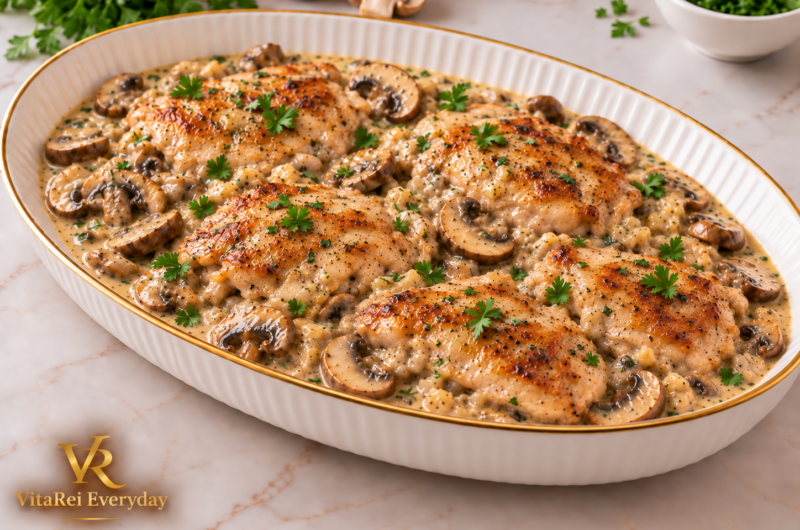 Creamy Chicken & Mushrooms