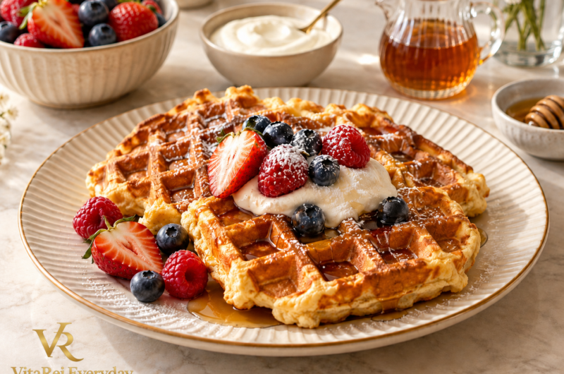 Cottage Cheese Waffles