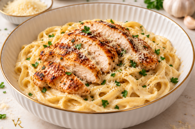 Creamy Garlic Parmesan Chicken Pasta
