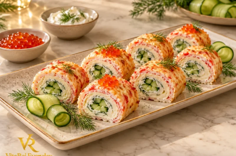 Crab & Cucumber Party Roll